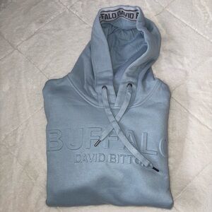 Buffalo David Bitton Light Blue Hoodie